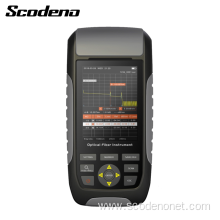 High Quality Handheld Optic Fiber Test Instrument OTDR 80KM SM/MM 20/22dB for FTTH use